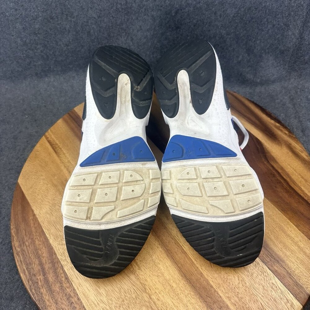 Nike Huarache EDGE TXT White Black Grey Royal Training AO1697-001 Size 11 - Picture 7 of 7